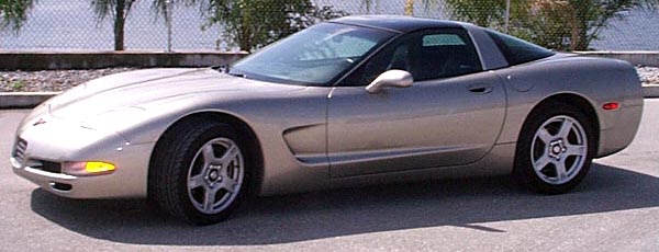 1998 Pewter Metallic Corvette Coupe