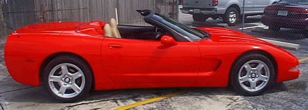 98 convertible - side view